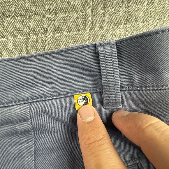 Duck Head Gold School Pant Men 42x32 Blue Chino Khaki Classic Fit Stretch - Picture 7 of 10